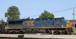 CSX 715 pushes on the rear of train N425-14